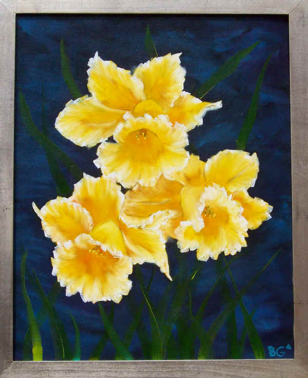 Daffodils Painting by Brittany Ann Gordon (c) 2007