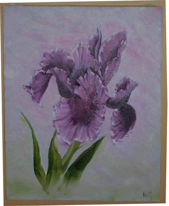 Iris Painting by Brittany Ann Gordon (c) 2007